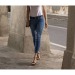 Jean femme slim stone brossé Geschäftsgeschenk