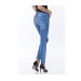 Jean femme slim stone brossé Geschäftsgeschenk