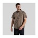 Kurzarmhemd aus recyceltem Polyester - EXPERT KIWI SHORT SLEEVED SHIRT Geschäftsgeschenk