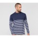 Marinière mit langen Ärmeln, Marine-Pullover Werbung