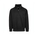 Sweatshirt mit Reißverschlusskragen, Zip-Pullover oder -Weste Werbung