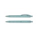 Stylo bille écriture bleue corps et clip plastique bio-source, Stylo en plastique biodégradable Werbung