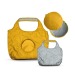 Sac shopping pliable reversible bicolore en rPET 20L, Sac shopping durable Werbung