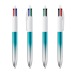 BIC® 4 Couleurs® Bicolor, stylo 4 couleurs Werbung