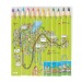 Set Quadri 12 Coul 8,7 Cm Geschäftsgeschenk