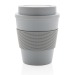 Mug en PP recyclable avec couvercle à vis 350ml, mug et gobelet à couvercle Werbung