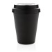 Doppelwandiger Becher aus recycelbarem PP 300ml, Isolierender Reisebecher Werbung