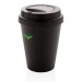 Doppelwandiger Becher aus recycelbarem PP 300ml, Isolierender Reisebecher Werbung