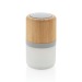 Enceinte 3W bambou avec lumière d'ambiance, Enceinte en bois ou bambou Werbung