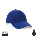 Casquette 5 panneaux en coton recyclé 190g IMPACT, Bonnet et casquette durable Werbung