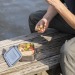 Wasserdichte Lunchbox aus recyceltem Edelstahl RCS, Essensbox Werbung