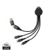 6-in-1-Ladekabel aus recyceltem Aluminium RCS Terra Geschäftsgeschenk
