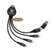 6-in-1-Ladekabel aus recyceltem Aluminium RCS Terra Geschäftsgeschenk