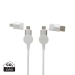 Câble Oakland 6-in-1 à charge 45W en plastique recyclé RCS, gadget écologique recyclé ou bio Werbung