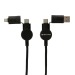 Oakland-Kabel 6-in-1 mit 45W-Last aus recyceltem Kunststoff RCS Geschäftsgeschenk