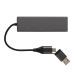 Miniaturansicht des Produkts Hub mit 3 USB-Anschlüssen aus recyceltem Aluminium RCS Terra 3