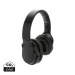 Casque sans fil pliable en plastique recyclé RCS Elite Geschäftsgeschenk