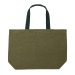 Große Tote-Tasche aus ungefärbtem, recyceltem 240 g/m² Canvas Aware, Einkaufstasche Werbung