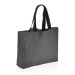 Große Tote-Tasche aus ungefärbtem, recyceltem 240 g/m² Canvas Aware, Einkaufstasche Werbung