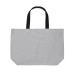 Große Tote-Tasche aus ungefärbtem, recyceltem 240 g/m² Canvas Aware, Einkaufstasche Werbung