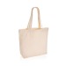 Einkaufstasche aus ungefärbtem, recyceltem 240g/m² Canvas Aware Geschäftsgeschenk
