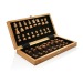 Jeu d'échecs pliable en bois FSC® Geschäftsgeschenk