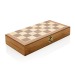 Jeu d'échecs pliable en bois FSC®, jeu d'échecs Werbung