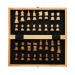 Jeu d'échecs pliable en bois FSC®, jeu d'échecs Werbung