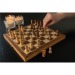 Jeu d'échecs pliable en bois FSC®, jeu d'échecs Werbung