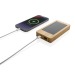Batterie de secours solaire 10.000mAh en bambou Sunwick Geschäftsgeschenk