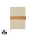 VINGA Carnet de notes en toile recyclée RCS Bosler, carnet recyclé Werbung