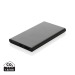 Powerbank 4000mAh aus recyceltem Kunststoff/Aluminium RCS, Notstrombatterie oder Powerbank Werbung