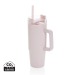 Mug 900ml avec poignée en plastique recyclé RCS , Mug isotherme Werbung