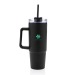 900ml-Becher mit Griff aus recyceltem Kunststoff RCS, Isothermischer Becher Werbung