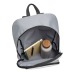 Klassischer faltbarer Rucksack aus rPET AWARE Dillon, Faltbarer Rucksack Werbung