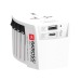 SKROSS Adaptateur de voyage universel MUV 2-Pôles avec USB Geschäftsgeschenk