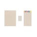 Set de 6 crayons de couleur avec carnet GRS Infinity Micki Geschäftsgeschenk