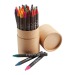 Tube cartonné de 30 crayons gras, Crayon gras et crayon de cire Werbung