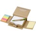 Pappschachtel mit 150 Papieren, Post-it-Block, selbstklebend, repositionierbar Werbung