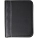 Conférencier A5 zippé en pu livré avec bloc-notes, conférencier Werbung
