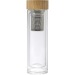 Bouteille double paroi 42cl en verre et bambou, bouteille à infusion Werbung
