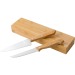 Ensemble de 2 couteaux en bambou Tony, couteau de cuisine Werbung