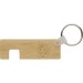 Porte-clés en bambou avec support de téléphone Orlando, Porte-téléphone portable et support, socle, base pour smartphone Werbung