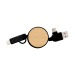 Câble de charge extensible en ABS Jared Geschäftsgeschenk