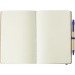 Theodore A5-Notizbuch aus recyceltem Karton, Notizbuch mit Stift Werbung