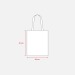 Shopper aus Baumwolle 130 g/m, lange Henkel, Tote Bag Werbung