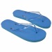 UNISEX-Flip-Flop mit Sohle aus PE 120 g und transparentem PVC-Riemen. Einheitsgröße Geschäftsgeschenk