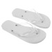 Tong unisexe avec semelle en PE 120g et lanière en PVC transparente (40-44), Tong Werbung
