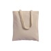 Sac shopping en coton 180g/m² avec anses longues, Tote bag Werbung