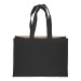 Tote-bag avec soufflet en coton 280g/m², détails en toile de jute, anses longues, Tote bag Werbung